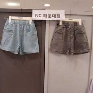 [오후]완전 시원~얇고 촉감짱~찰랑 3부데님바지 OHTH24F01