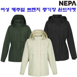 [네파][바람막이 자켓](7I60641) 여성 가을겨울 캐주얼 트렌치 바람막이 윈드자켓