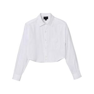 마크제이콥스 여성 화이트 크롭 셔츠 2F4RTP066W08 100
