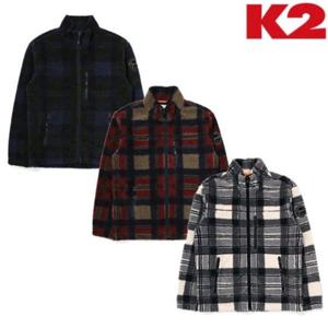 [K2] 남성 비숑(BICHON) 체크 플리스 (ECO) KMU23160