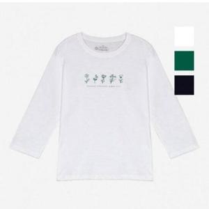 뱅뱅 HC09 여성 미니꽃 프린트 7부 소매티셔츠 NTL235