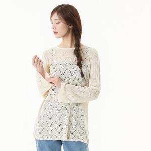 플라스틱아일랜드  (PR2KL481) 스카시 조직 니트