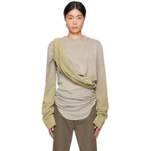 릭오웬스 스웨트셔츠 Moncler    토프   그린 서브휴먼 스웨트셔츠 241232M204001