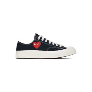 꼼데가르송 스니커즈 블랙 Converse 척 70 OG 싱글 하트 스니커즈 251246M237002