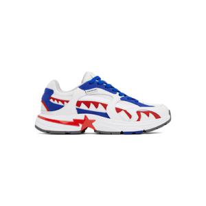 BAPE 스니커즈 화이트 샤크 스타 UK M1 스니커즈 251546M237009