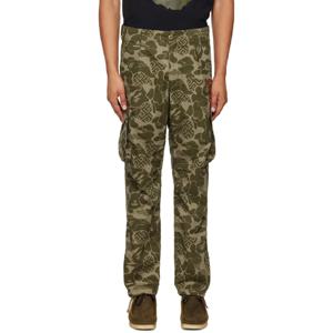 BAPE 카고팬츠 카키 아시아 카모 카고 팬츠 241546M188004