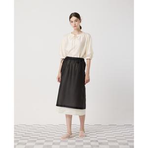 [CC콜렉트] 텍스처 블록 레이어드 스커트 (C252MSD031)