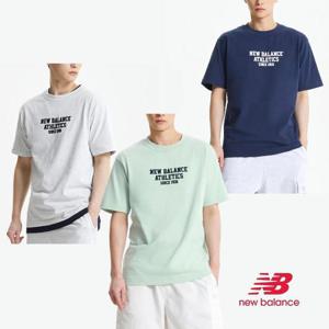 [뉴발란스] ATHLETICS 레터링 반팔티_NBNEF22431_3종