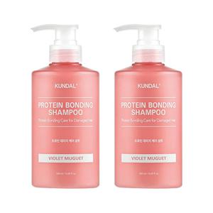 쿤달 프로틴 데미지 케어 샴푸 바이올렛뮤게 500ml x2개