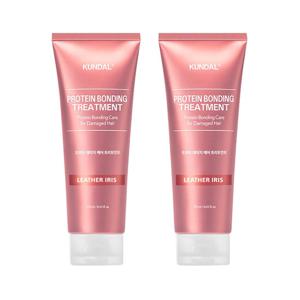 쿤달 프로틴 데미지 케어 트리트먼트 레더아이리스 250ml x2개