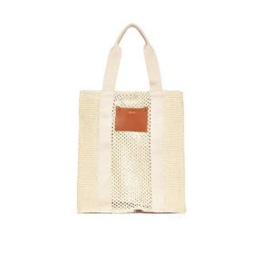 Isabel Marant 스트라이프 우븐 탑 핸들 백 PM0008FAA2X34M BEBE TP934559627