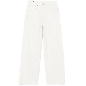 R13 White Cotton Wide Leg Jeans R13W3147D298A TP719867540