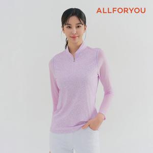 [올포유] 여성 열기구 프린트 반집업 티셔츠 AWTHN1261-607