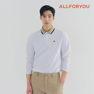 [올포유] 남성 자가드 요꼬 카라 티셔츠 AMTPN2261-100