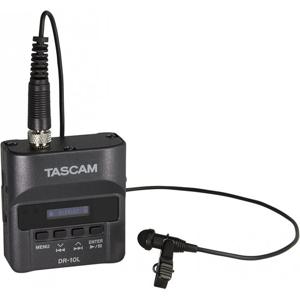 TASCAM DR-10L Youtube Vlog (태스컴) 핀 마이크 레코더 블랙 음성 수록 인터넷 전송