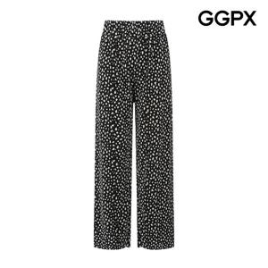 GGPX  레오파드 플리츠 밴딩 팬츠 (GP7PT021F)
