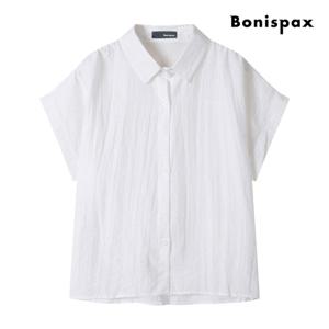 보니스팍스  요루 캡소매 카라 반팔 셔츠 (XP7SH016M0)