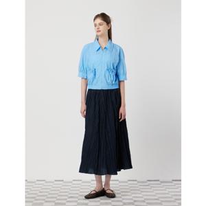 [CC콜렉트] 크링클 주름 밴딩 플레어 스커트 (C252MSD044)