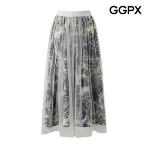 GGPX  패턴 레이스 이중 스커트 (GP7SK011F)