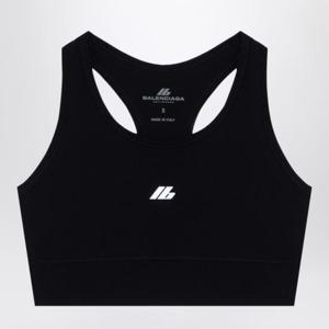 발렌시아가 민소매 티셔츠 7932824E2B9 Black