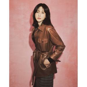 [올리비아로렌]슬림오버핏 가죽자켓_VOBJN3F8141