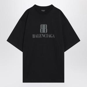 발렌시아가 반팔 티셔츠 764235TSVU4 Black