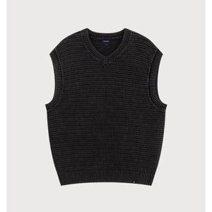 커버낫 공용 스톤 워싱 니트 베스트 B1 CO2502KT06 CH BE