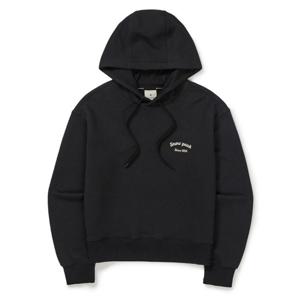 스노우피크 여성 레터링 세미크롭 후드 티셔츠 BB S24FWFHD63 BK CA CR PC