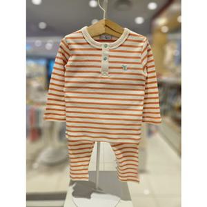 블루독베이비[hu]25.FW가을겨울신상 OR)STRIPE슬림상하세트B 45A70-680-02 상하복 내의 실내복 등원복