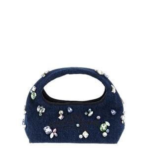 MARC JACOBS The Gem Denim Mini Sack handbag 2P5HSC051H03495