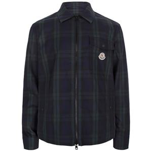 몽클레어 25FW 블랙 체크 코튼 개버딘 셔츠 자켓 CAMICIA 2F00007 M7484 F98