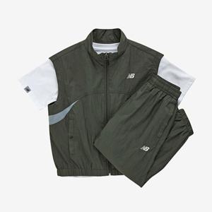 [뉴발란스]뉴발란스 키즈 [3PCS] 풀집업 베스트 셋업 NK9YF1211U