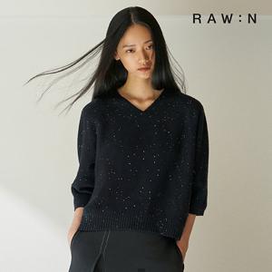 로우앤 25FW 울 블렌드 스팽글 홀가먼트 풀오버 3종