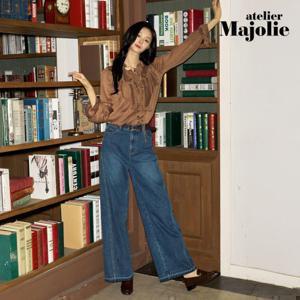 아뜰리에마졸리 25FW 사이드심 슬랜트 와이드 데님 1종 [런칭 가격 89,900원]