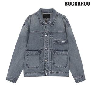 [버커루]남성 오버핏 M톤 데님 자켓(B225DJ310P)_BP