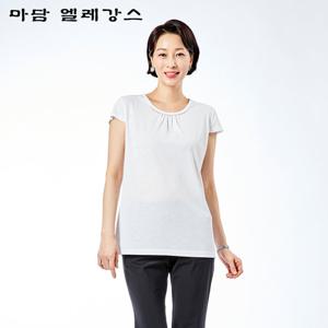 [마담엘레강스] 프레쉬 캡슬리브 블라우스 K231BL06