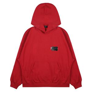 [발렌시아가]23FW 713677 TNVG2 6473 로고 테이프 후드 티셔츠