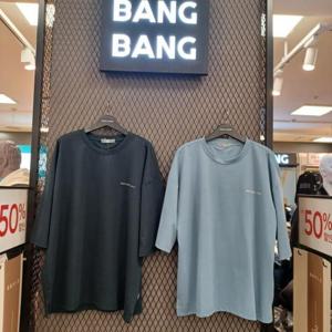 뱅뱅 HC03 봄빅사이즈공용오버핏5부티셔츠 BTK130