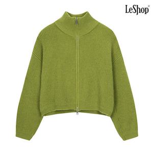 [르샵][시즌오프] 데일리 투웨이 하이넥 니트 긴팔 가디건 (DO3C