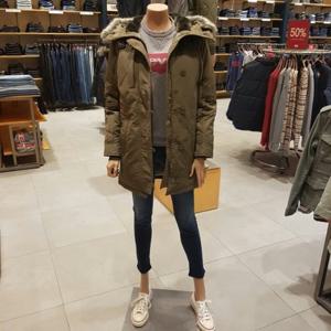 [리바이스][여]하프기장다운점퍼(28338-0000)_DJ