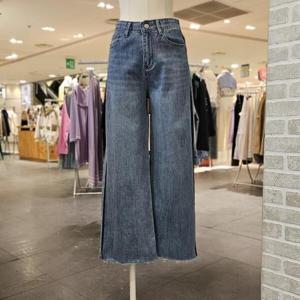 레코브 LC61E5DP520X 라인 워싱 일자 데님 팬츠