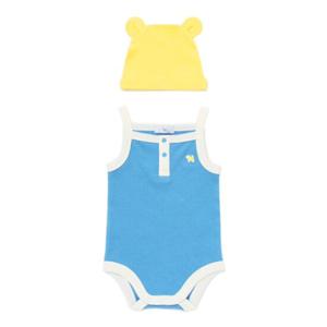 [블루독베이비8] SS25 와플SET바디슈트 HJ (4537067601) (BLUEDOG BABY 유아 출산 백일 선물 도트 강아지