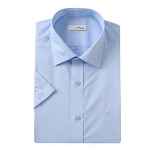 [듀퐁]25년 SS 신상 슬림핏 구김적은 도비 반팔셔츠 -SE5MM21HS308SBU(블루)