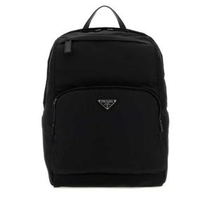 프라다 로고 플라크 지퍼 백팩 2VZ1042DMG F0002 TP936235965