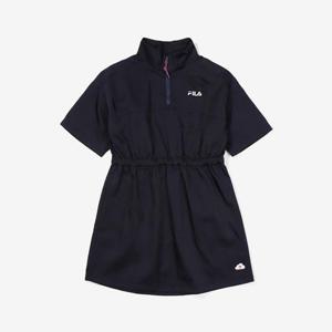 휠라반팔티 TQJ FK2OPF2101F-DID Girls 캠핑 그래픽 아노락 원피스