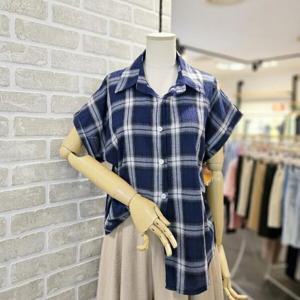 레코브 LC41E8NB014X 요루 체크 셔츠