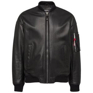 디스퀘어드2 가죽 자켓 S74AM1502 SY1602 900 Black