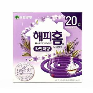 라벤더향 캠핑 나들이 아웃도어 모기향 s 20개입 모기향 캔모기향 대용량모기향 야외모기약 태우는모기향