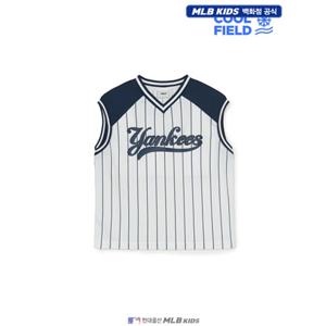 [MLB키즈US] (7ATKV0153-50NYS) 바시티 스포티브 스트라이프 민소매 티셔츠 아동티셔츠 키즈티셔츠