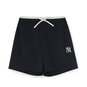MLB키즈 여아 레이어드 우븐 반바지 (7FSMB015450BKS)